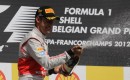 McLaren's Jenson Button afting winning the 2012 Formula 1 Belgian Grand Prix