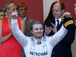 Mercedes AMG’s Nico Rosberg after winning the 2013 Formula One Monaco Grand Prix