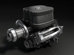 Mercedes AMG’s turbocharged V-6 for the 2014 Formula One season