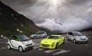 Mercedes-Benz entrants into the 2012 Silvretta E-Car Rally