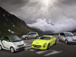 Mercedes-Benz entrants into the 2012 Silvretta E-Car Rally