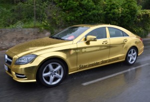 Mercedes-Benz gold shuttle service at the 2012 Cannes Film Festival