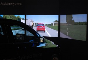 Mercedes-Benz safety systems simulator, 2011 Frankfurt Auto Show