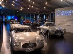 Mercedes-Benz SL models on display at Pebble Beach