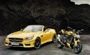 Mercedes-Benz SLK 55 AMG with Ducati Streetfighter 848