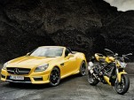 Mercedes-Benz SLK 55 AMG with Ducati Streetfighter 848