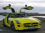 Mercedes-Benz SLS AMG E-Cell electric vehicle (image via Auto Bild)