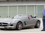 Jay Leno tests the 2012 Mercedes-Benz SLS AMG Roadster