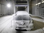 Mercedes-Benz wind tunnel climate testing