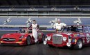 Kenneth and Hans Heyer and their Mercedes-Benz race cars