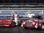 Kenneth and Hans Heyer and their Mercedes-Benz race cars