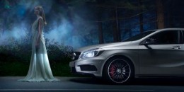 Mercedes' new ad for the A45 AMG