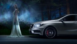 Mercedes' new ad for the A45 AMG