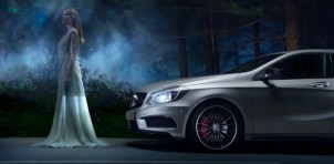 Mercedes' new ad for the A45 AMG