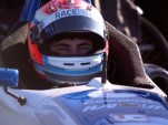 Michael Johnson in his USF2000 car.