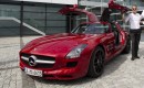 Michael Schumacher and the Mercedes-Benz SLS AMG