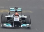 Michael Schumacher drives the Nordschleife in an F1 car