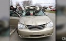 Michelle Higgins' totaled Chrysler Sebring.
