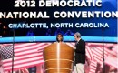 Michelle Obama at a soundcheck before the 2012 Democratic National Convention