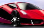 Mid-engine Corvette design study