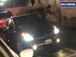 Miley Cyrus backing her Toyota Prius out of handicapped space at Millions of Milkshakes, Los Angeles