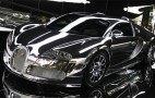 Mirror-finish Bugatti Veyron on display at VW ‘Premium Clubhouse’