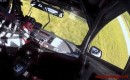 Mitsubishi Evo X hits a wall after a tire failure at PIRC