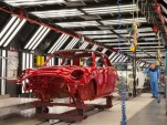 Modern-day MINI assembly at MINI Plant Oxford, England, Mar 2013 (the plant's 100th birthday)