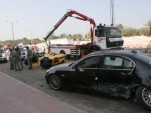 Murcielago takes on a 5-Series