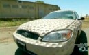 Mythbusters add dimples to Ford Taurus to test fuel efficiency theory