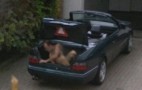 Naked German Man Climbs Into Trunk, Dog Doesn't Care