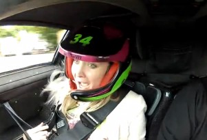 Nancy Atkinson-Turner in the Gumpert Apollo at Goodwood