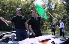 NASCAR Stars Go Green In Chevy Volts... Off Track, At Least