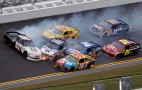 Crash Mars NASCAR Budweiser Shootout Practice