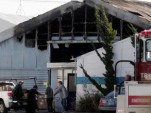 Neil Young's burned warehouse -- image via Mercury News/Anda Chu