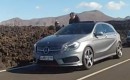 New Mercedes-Benz A Class spotted while on official photoshoot