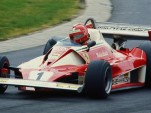 Niki Lauda practicing during the 1976 Formula German Grand Prix