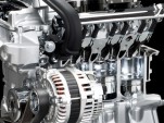 Nissan dual injector four-cylinder engine