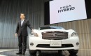 Nissan Launches New Fuga Hybrid Sedan in Japan