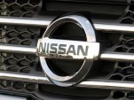 Nissan grille and logo