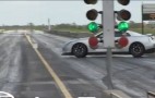 Lucky GT-R Driver Avoids Crashing 3 Times During Drag Race