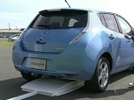 Nissan Leaf Inductive Charging Demonstration