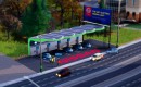 Nissan Leaf solar charging station on EA's SimCity game