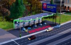Nissan Leaf, Solar-Canopy Charging Station In New SIMS Game
