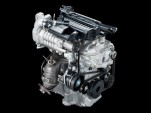 Nissan supercharged and direct-injected three-cylinder engine