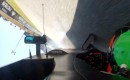 Nissan's DeltaWing racer, upside down at Road Atlanta