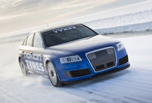 Nokian Tyres’ Audi RS 6 driven to 208.6 mph on ice