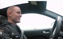 Officer Michael Corley, the third winner in Ford's Mustang Customizer contest