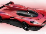 Official sketches of proposed James Glickenhaus P4/5 Competizione LMP race car