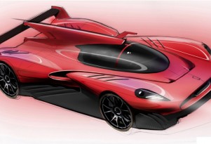 Official sketches of proposed James Glickenhaus P4/5 Competizione LMP race car